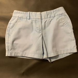 J. Crew light blue city fit shorts